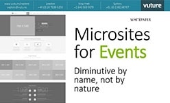 Microsites for events eBook
